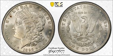 1896 $1 MS65