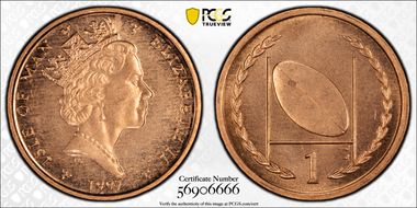 1997-PM 1D Rugby MS64RD