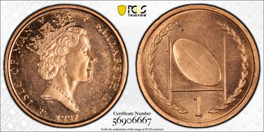 1997-PM 1D Rugby MS65RD