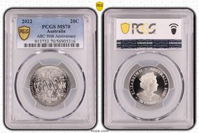 2022 20C ABC 90th Anniversary MS70