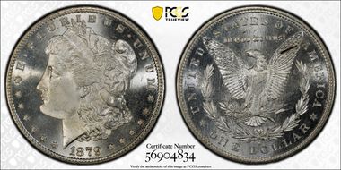 1879-S $1 MS65