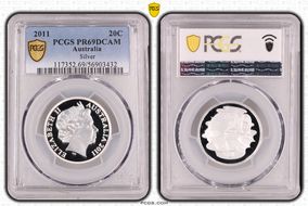 2011 20C Silver PR69DCAM