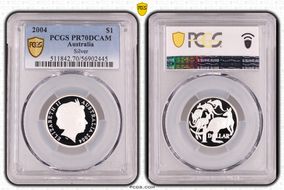 2004 $1 Silver PR70DCAM