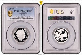 2009 $1 Silver PR69DCAM
