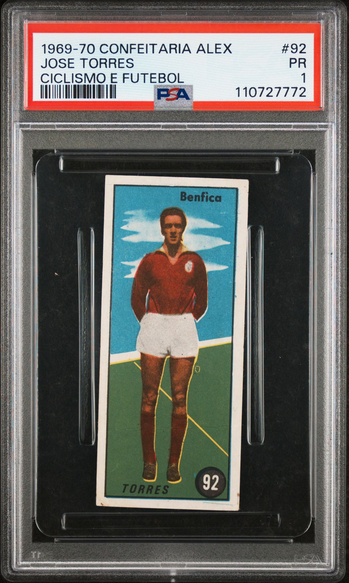 1969-70 Confeitaria Alex Ciclismo E Futebol #92 Jose Torres front