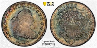 1806 50C O-109a MS64+