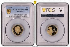 2005 $2 PR70DCAM