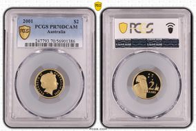 2001 $2 PR70DCAM