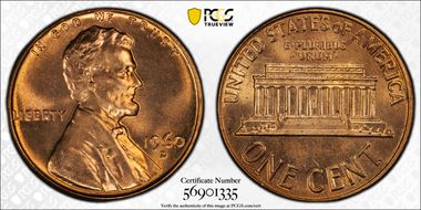 1960-D 1C Large Date MS67RD