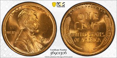 1917 1C MS66+ RD