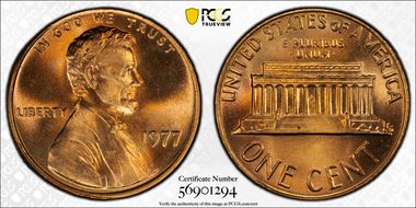 1977 1C MS68RD