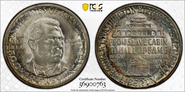 1946-D 50C Booker T. Washington MS67