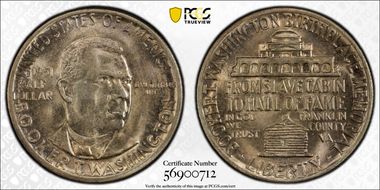 1951 50C Booker T. Washington MS67