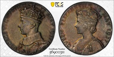 1937 Medal Eimer-2046b BHM-4314 Ag SP63