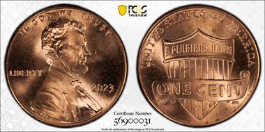 2023 1C Shield, Extra "V" MS66RD