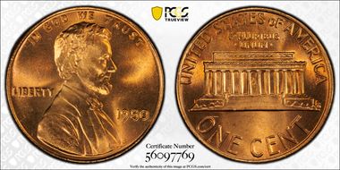 1980 1C MS67+ RD