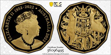 2023 50C Gold PR70DCAM