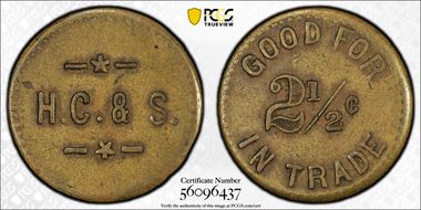 (c.1882) Token TC-469134, H. C. & S. XF45