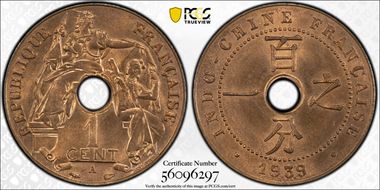 1939-A 1C Lec-101 MS65RD