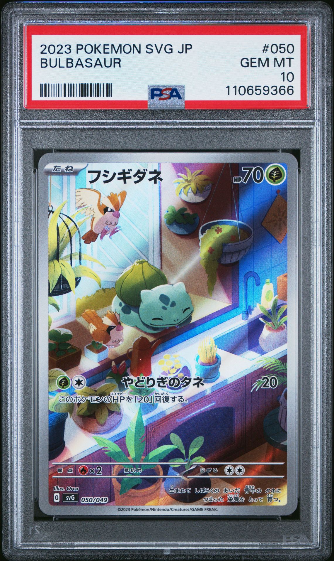 2023 Pokemon POKEMON JAPANESE SVG-VENUSAUR & CHARIZARD & BLASTOISE SPECIAL DECK SET EX #050 Bulbasaur front
