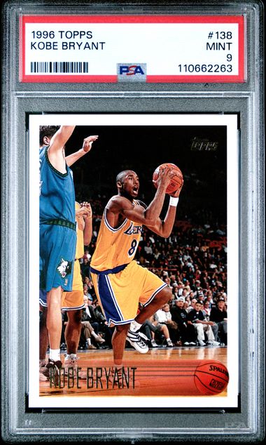 1996 Topps Kobe Bryant #138 Mint 9 front