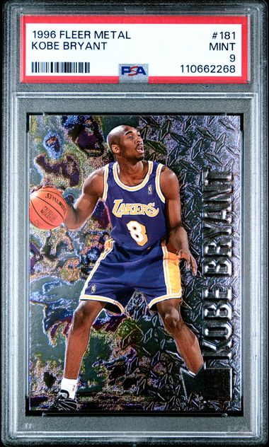 1996 Metal Kobe Bryant #181 Mint 9 front
