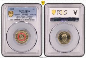 2023 $2 Vegemite Centenary Colorized Happy Little Vegemites MS64