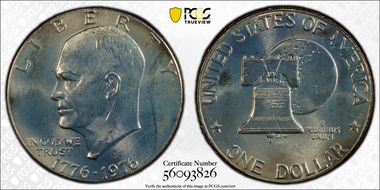 1976-D $1 Type 1 MS66+