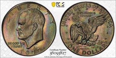 1977-D $1 MS66+