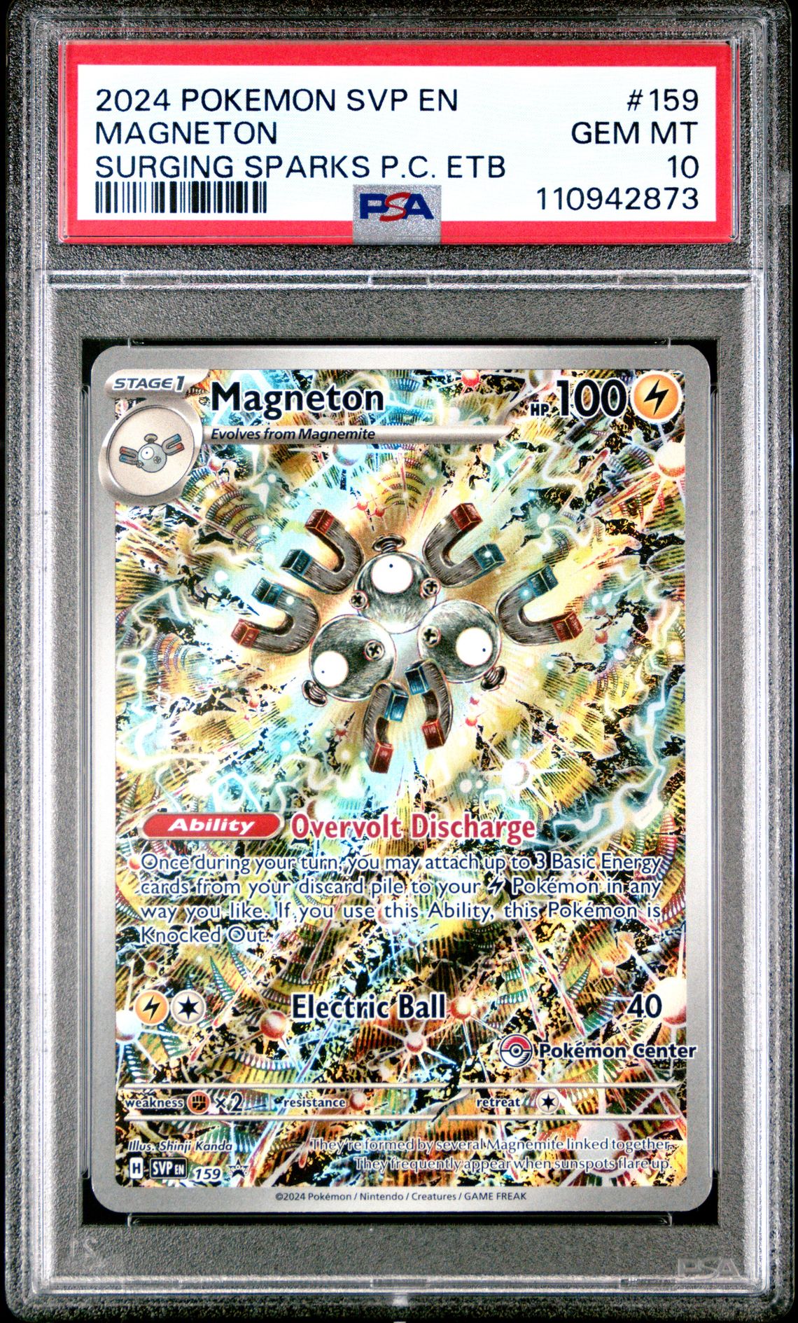 2024 Pokemon POKEMON SVP EN-SV BLACK STAR PROMO Holo #159 Magneton front
