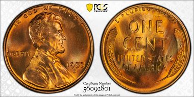 1955-S 1C MS67RD