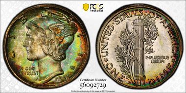 1942-D 10C MS68+ FB