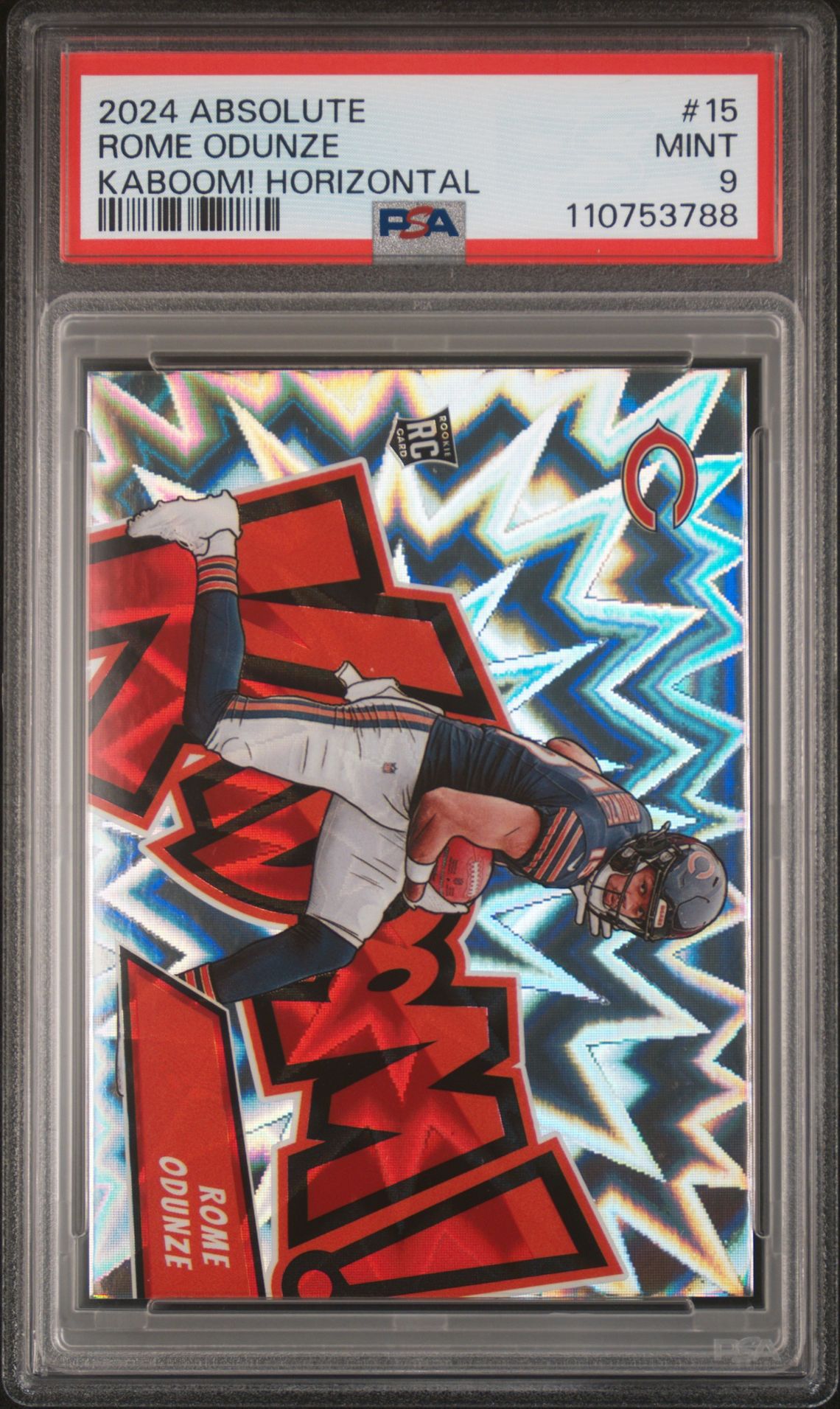 2024 Panini Panini Absolute Kaboom! Horizontal #15 Rome Odunze front