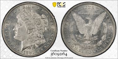 1881-O $1 N1