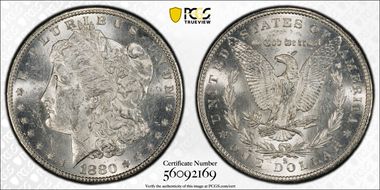 1880-S $1 MS61