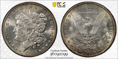 1903-O $1 MS63