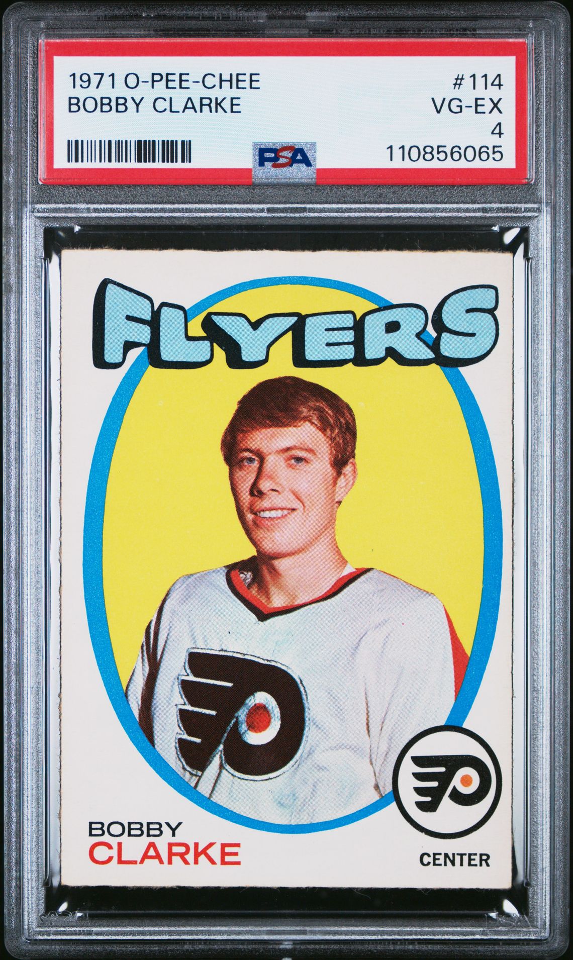 1971 Upper Deck O-PEE-CHEE #114 Bobby Clarke front