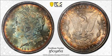 1891-O $1 MS65