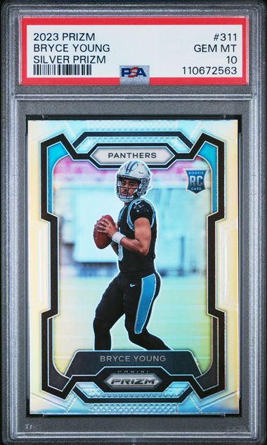 2023 Panini Prizm Bryce Young #311 (Silver Prizm) Gem Mt 10 front