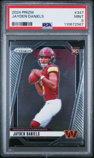2024 Panini Prizm Jayden Daniels #347 Mint 9 front
