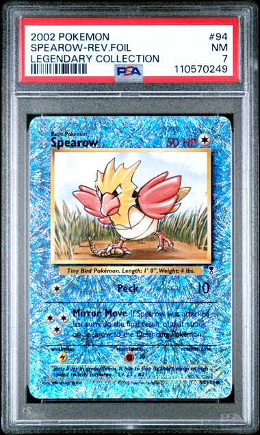 2002 Pokemon Legendary Collection Spearow-Rev.foil #94 (Legendary Collection) Nm 7 front