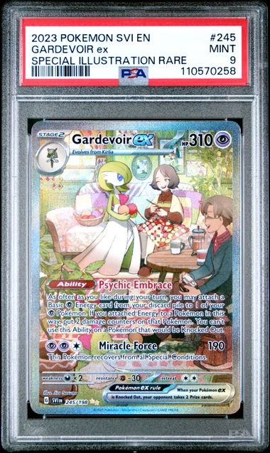 2023 Pokemon Svi En-Scarlet & Violet Gardevoir Ex #245 (Special Illustration Rare) Mint 9 front