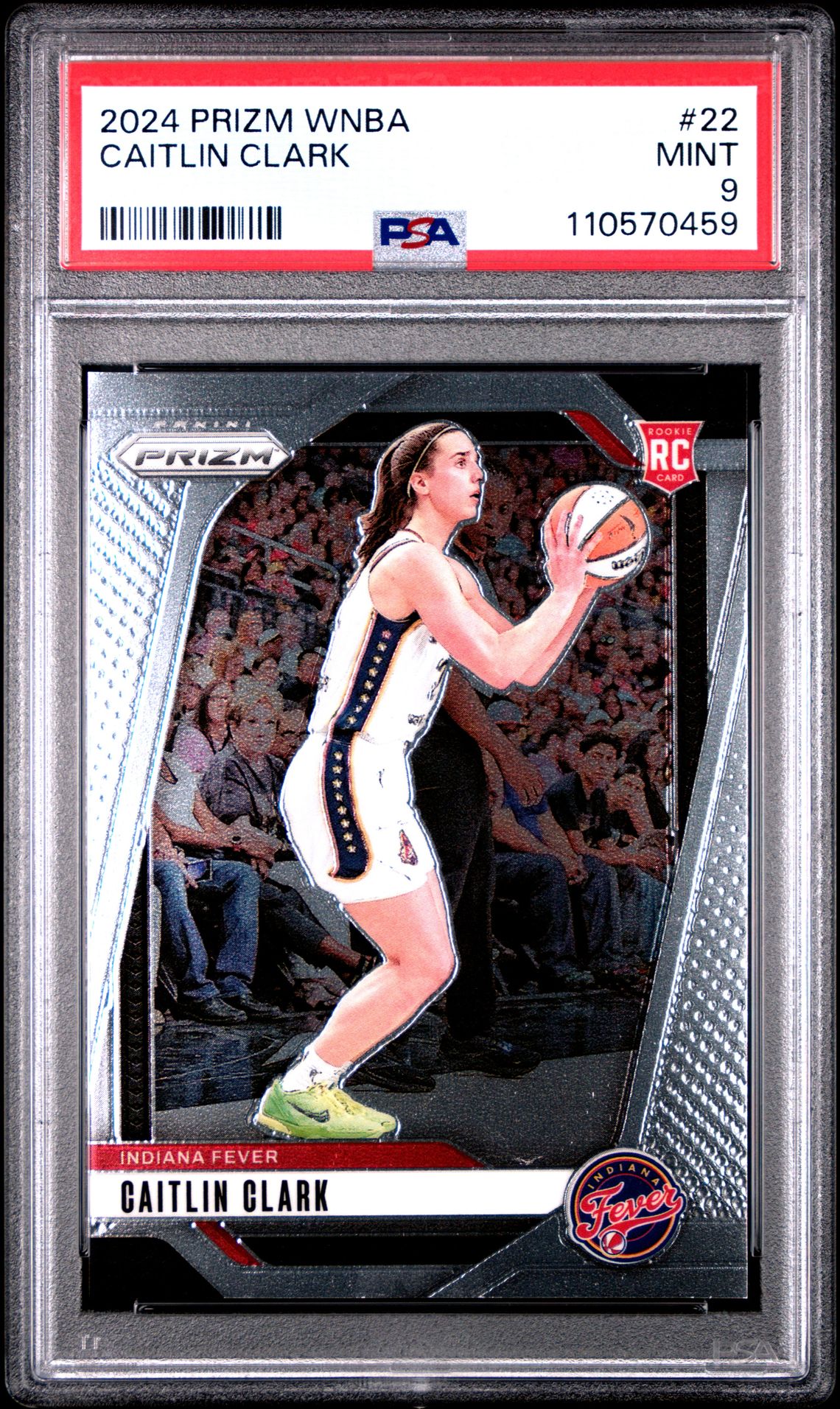 2024 Panini Prizm Wnba Caitlin Clark #22 Mint 9 front