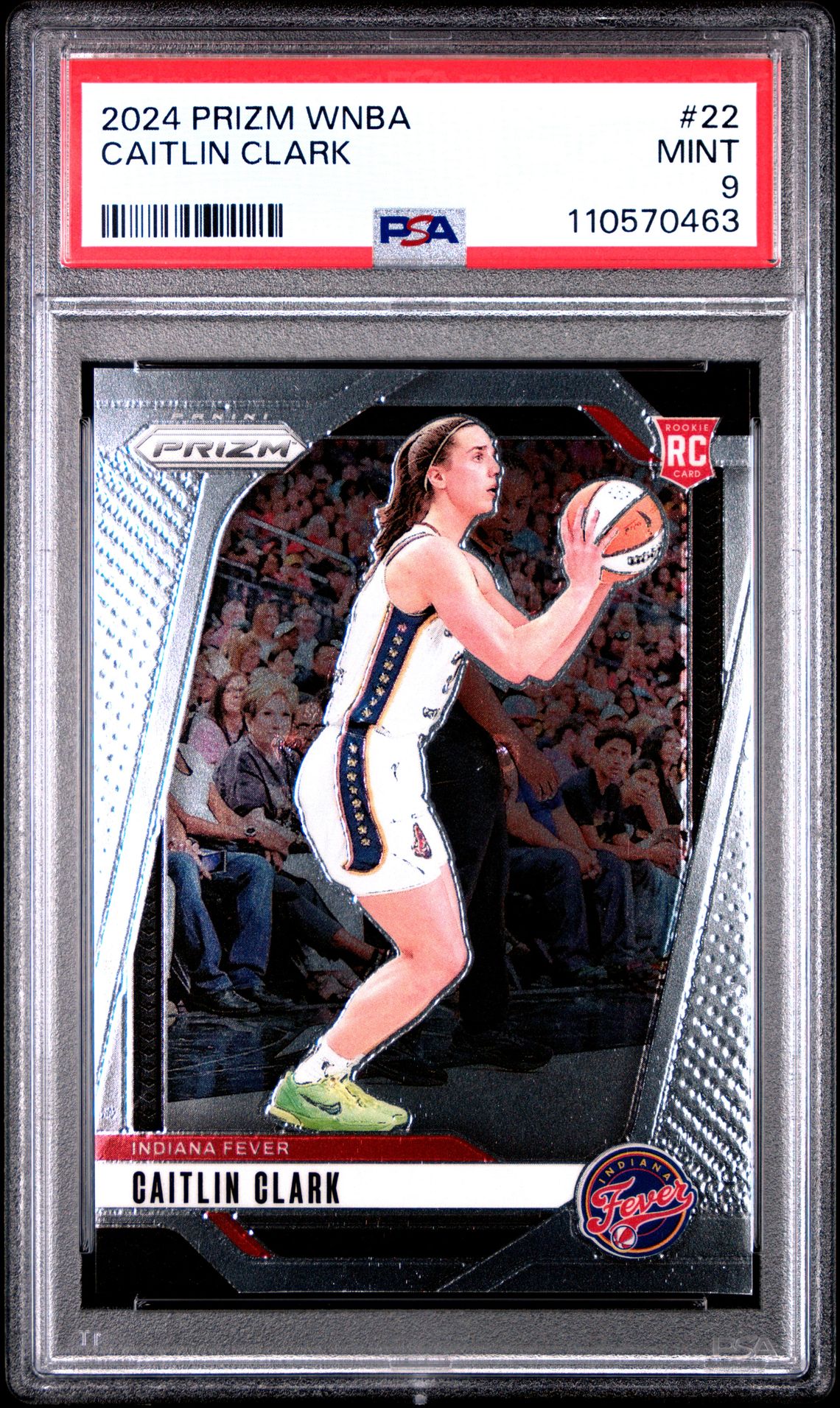 2024 Panini Prizm Wnba Caitlin Clark #22 Mint 9 front