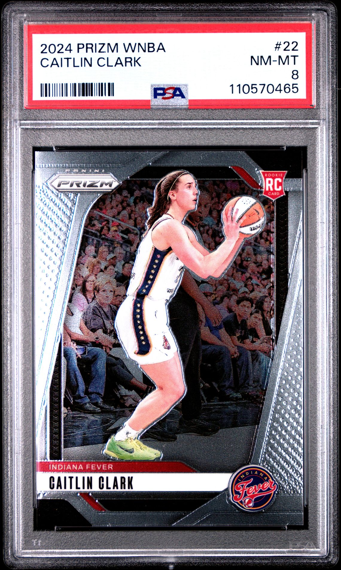 2024 Panini Prizm Wnba Caitlin Clark #22 Nm-Mt 8 front