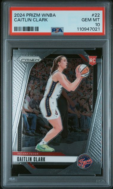 2024 Panini Prizm Wnba Caitlin Clark #22 Gem Mt 10 front