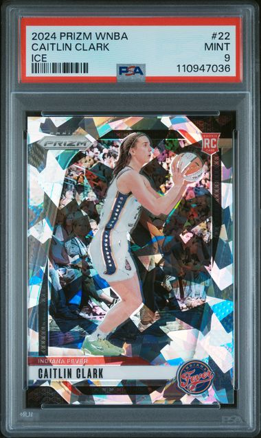 2024 Panini Prizm Wnba Caitlin Clark #22 (Ice) Mint 9 front
