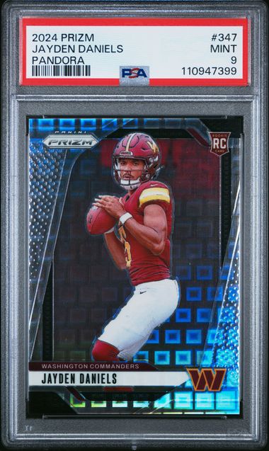 2024 Panini Prizm Jayden Daniels #347 (Pandora) Mint 9 front