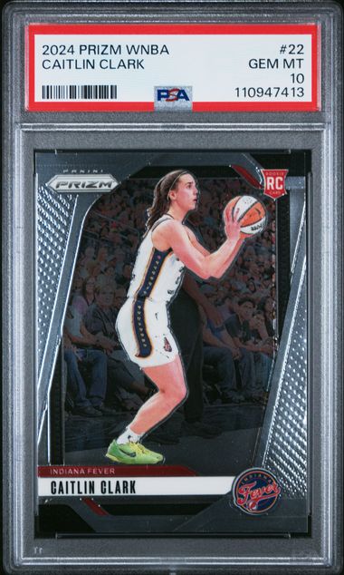 2024 Panini Prizm Wnba Caitlin Clark #22 Gem Mt 10 front