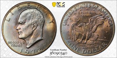 1972 $1 Type 1 MS65+